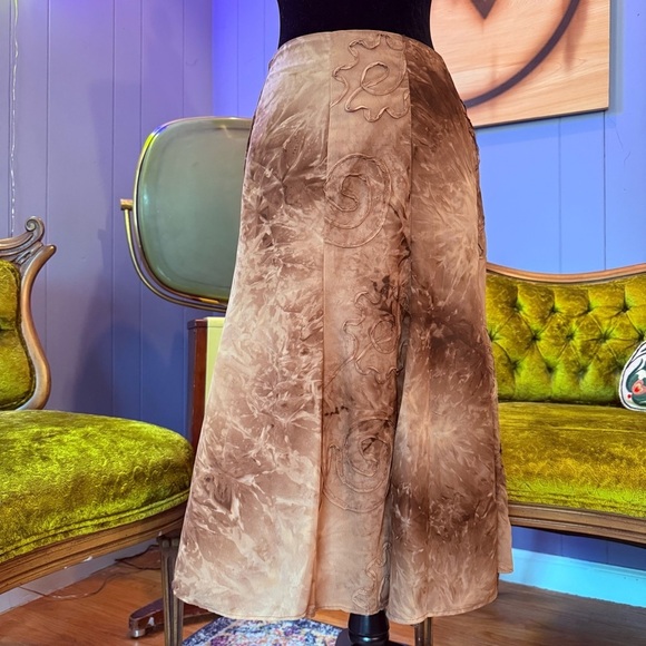 Vintage Y2K Dressbarn Tie Dye Boho Fairycore Skirt Size 6 - Picture 4 of 12